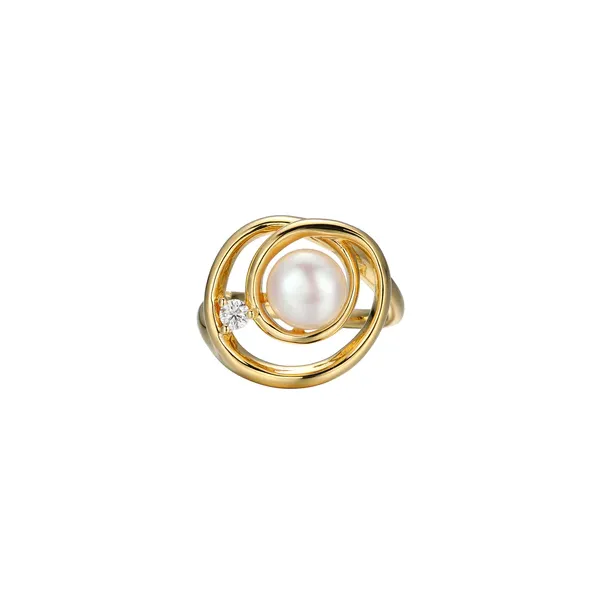 SS/YGP Pearl Ring Carroll's Jewelers Doylestown, PA
