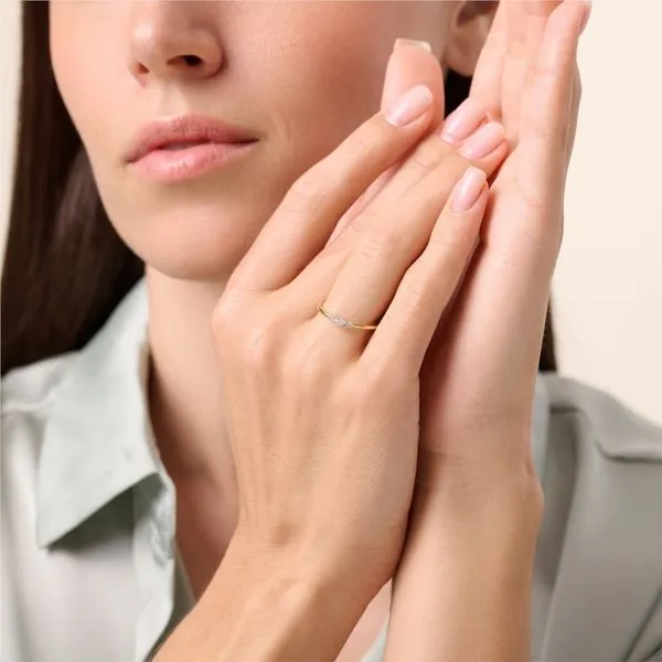 GP/SS diamond stacking ring