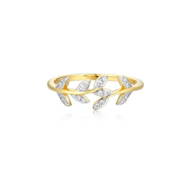 GP/SS Diamond Leaf Ring