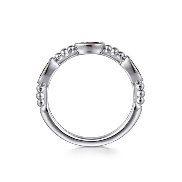 SS Garnet Ring Image 2 Carroll's Jewelers Doylestown, PA