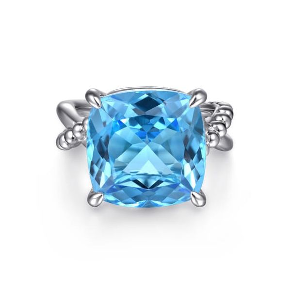 Sterling Silver Blue Topaz Ring Carroll's Jewelers Doylestown, PA