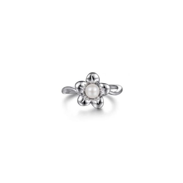 Gabriel Silver Pearl Flower Ring Carroll's Jewelers Doylestown, PA