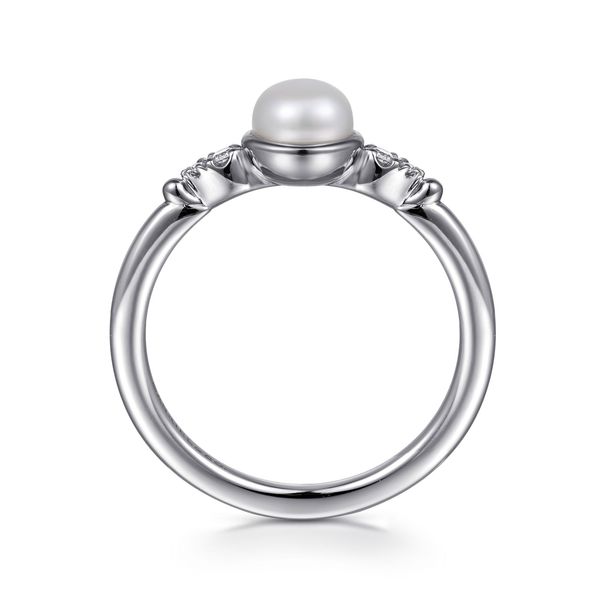 SS Gabriel Pearl & Diamond Ring Image 2 Carroll's Jewelers Doylestown, PA