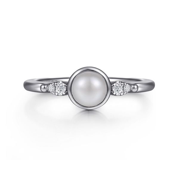 SS Gabriel Pearl & Diamond Ring Carroll's Jewelers Doylestown, PA