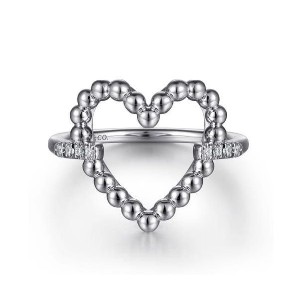 Gabriel Silver Heart Ring Carroll's Jewelers Doylestown, PA