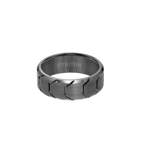 Gent's Tungsten Carbide Band Image 2 Carroll's Jewelers Doylestown, PA