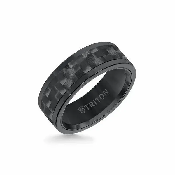 Black Tungsten Band Carroll's Jewelers Doylestown, PA