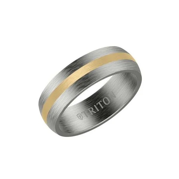 Tantalum and 14kt YG Gents Band