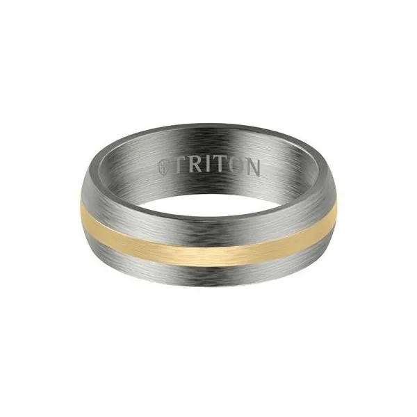 Tantalum and 14kt YG Gents Band