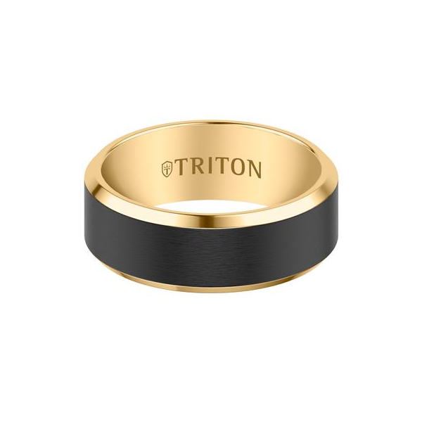 Black and Gold Tungsten Carbide Band Carroll's Jewelers Doylestown, PA