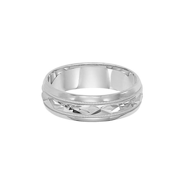 Black Rhodium Carved Band Carroll's Jewelers Doylestown, PA