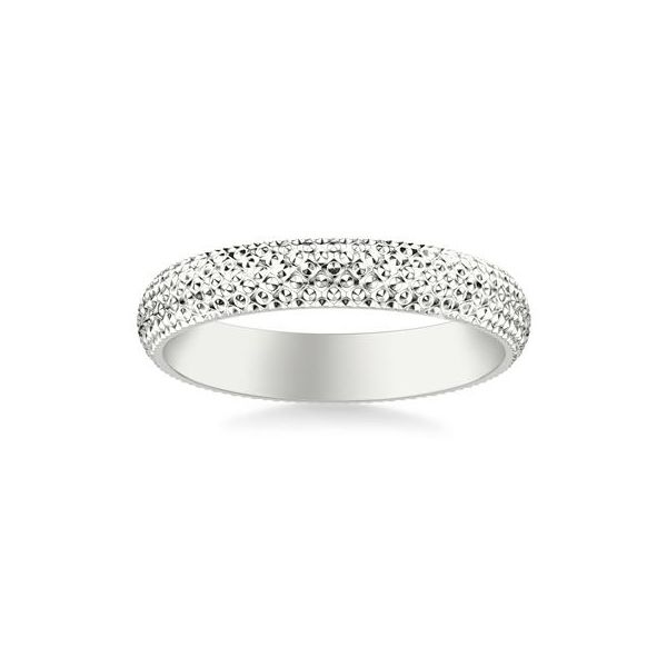 14kt WG Beaded Wedding Band Carroll's Jewelers Doylestown, PA