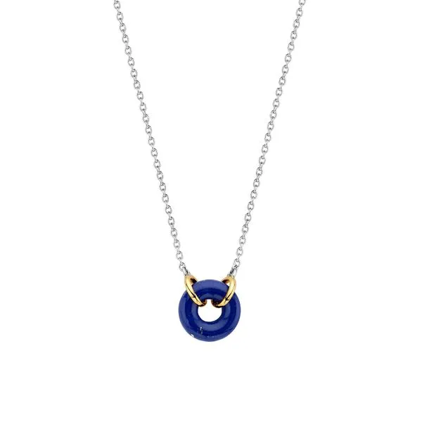 SS Pendant with Simulated Blue Lapis Carroll's Jewelers Doylestown, PA