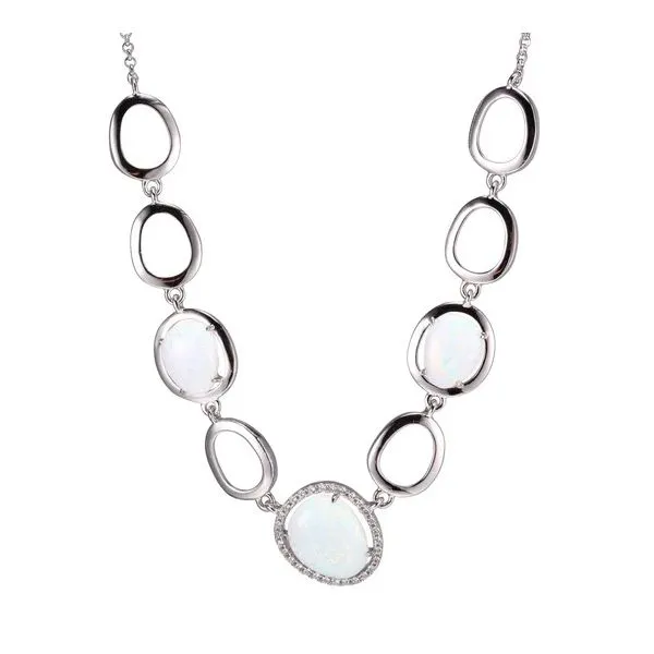 Synthetic shop opal necklace