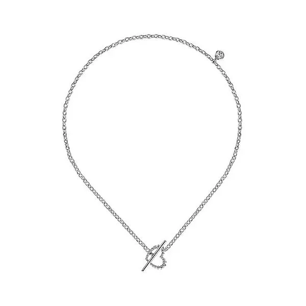 SS Heart Toggle Necklace Image 2 Carroll's Jewelers Doylestown, PA