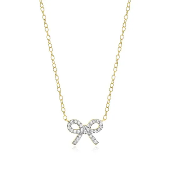 GP/SS Diamond Bow Necklace Carroll's Jewelers Doylestown, PA