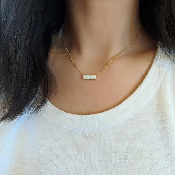 GP/SS Opal Bar Necklace