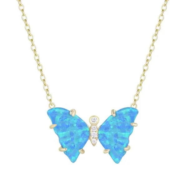 GP SS Opal Butterfly necklace