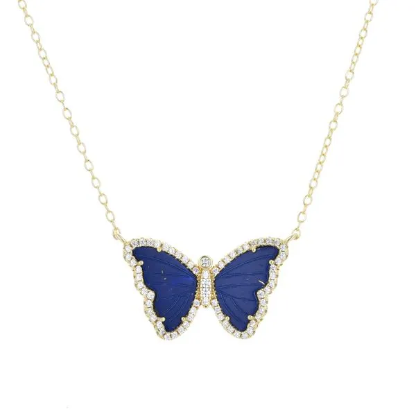 GP/ SS butterly necklace