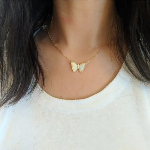 GP/SS Opal Butterfly Necklace