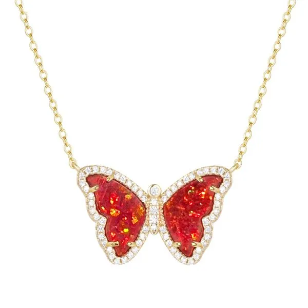 GP/SS Opal Butterfly Necklace