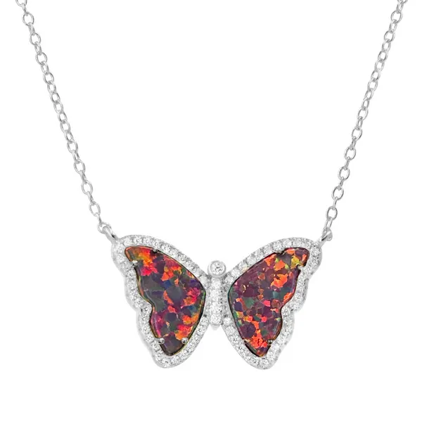 Sterling Silver butterfly necklace