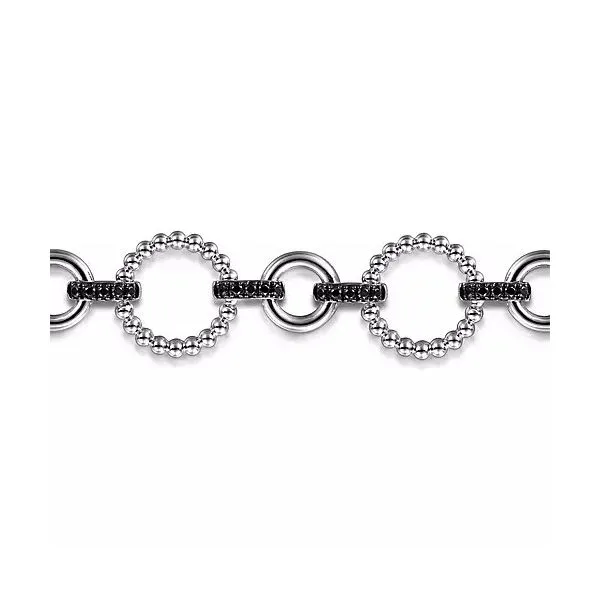 Gabriel SS Black Spinel Bracelet