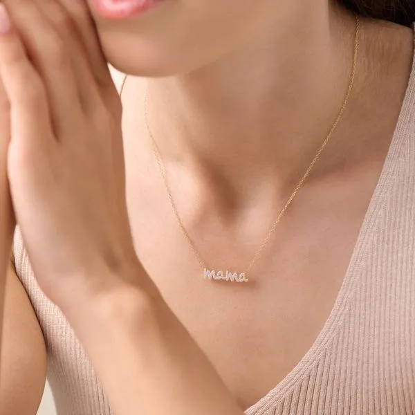 GP/SS diamond \mama\ necklace