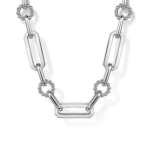 Gabriel SS Heavy Paperclip Necklace