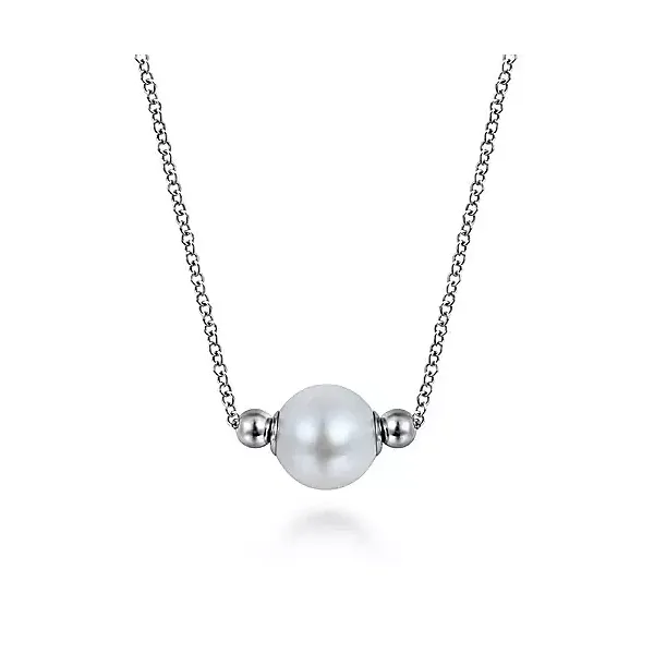 SS single pearl necklace