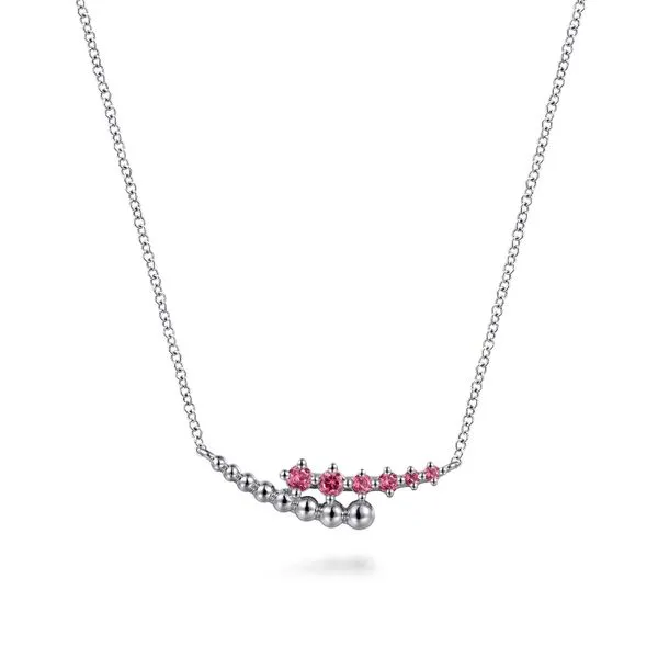 SS Pink Tourmaline  Necklace Carroll's Jewelers Doylestown, PA