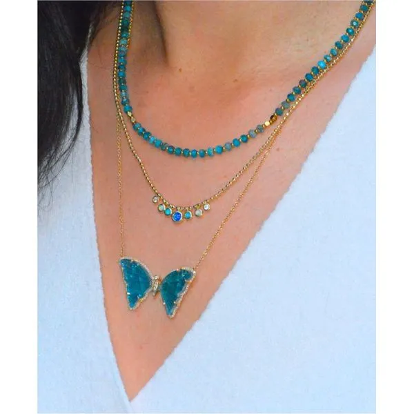 Onyx Bead Necklace Image 2 Carroll's Jewelers Doylestown, PA