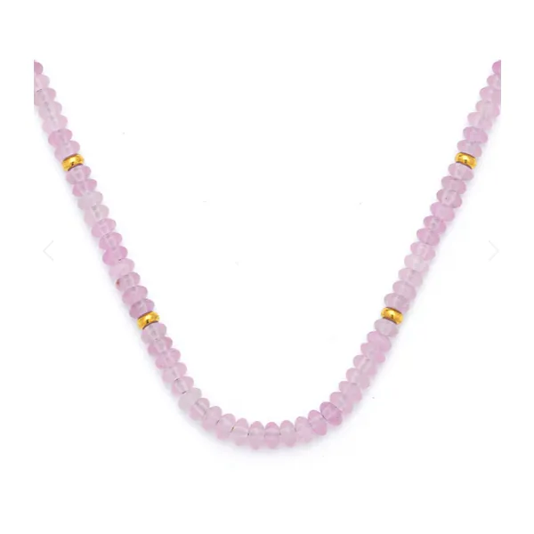 Lavender Jade Bead Necklace Carroll's Jewelers Doylestown, PA