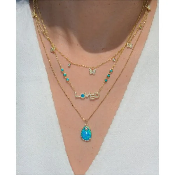 GP Butterfly station necklace Image 2 Carroll's Jewelers Doylestown, PA