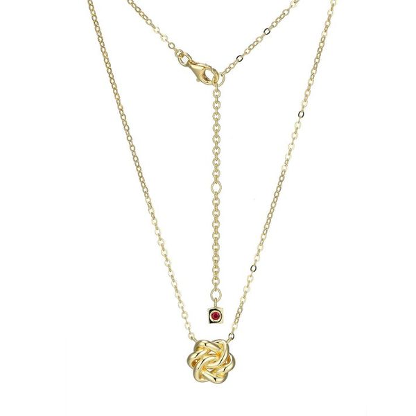 Gold Plated Eternal Knot Necklace Carroll's Jewelers Doylestown, PA