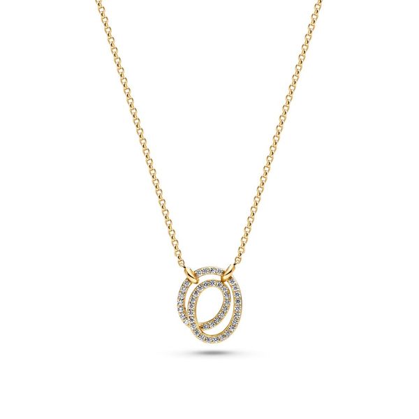 GP/SS CZ Spiral Pendant Carroll's Jewelers Doylestown, PA