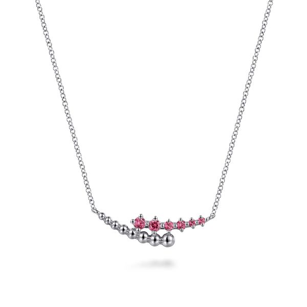 SS Pink Tourmaline  Necklace Carroll's Jewelers Doylestown, PA