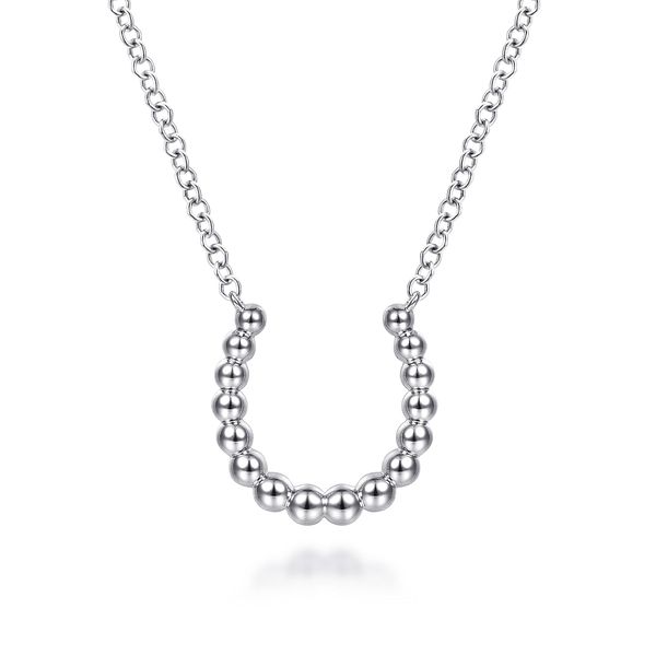 Gabriel SS Horseshoe Necklace Carroll's Jewelers Doylestown, PA