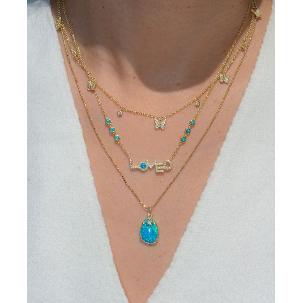 GP Butterfly station necklace Image 2 Carroll's Jewelers Doylestown, PA