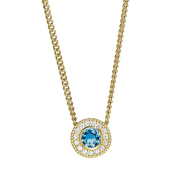 December Birthstone necklace