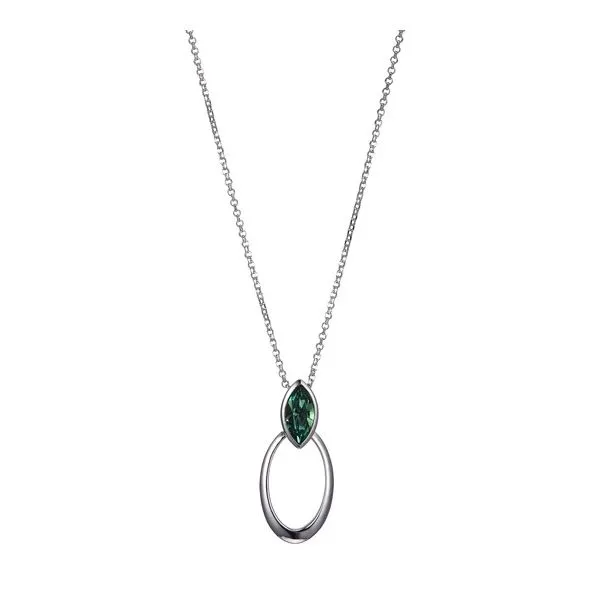 SS Green Stone Pendant Carroll's Jewelers Doylestown, PA