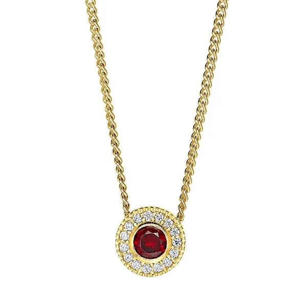 January Birthstone Pendant Carroll's Jewelers Doylestown, PA