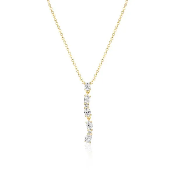 GP CZ drop necklace similar item image