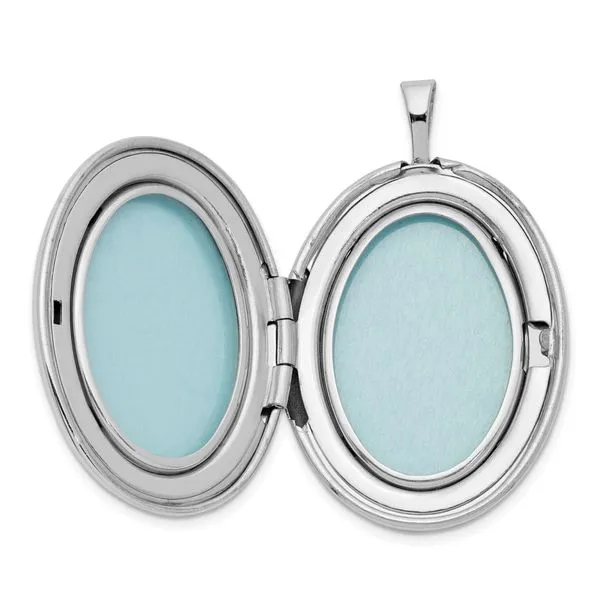 SS Paw Print Locket Image 2 Carroll's Jewelers Doylestown, PA