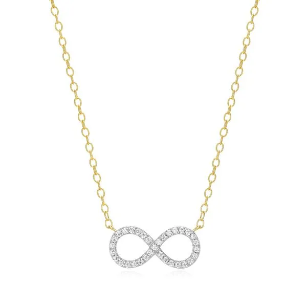 GP/SS diamond infinity necklace