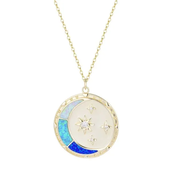 GP Opal Moon Dream Medallion necklace
