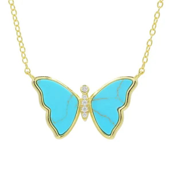 GP/SS Turquoise Butterfly necklace