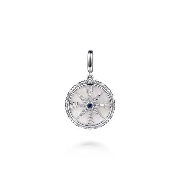Gabriel Compass Pendant Charm