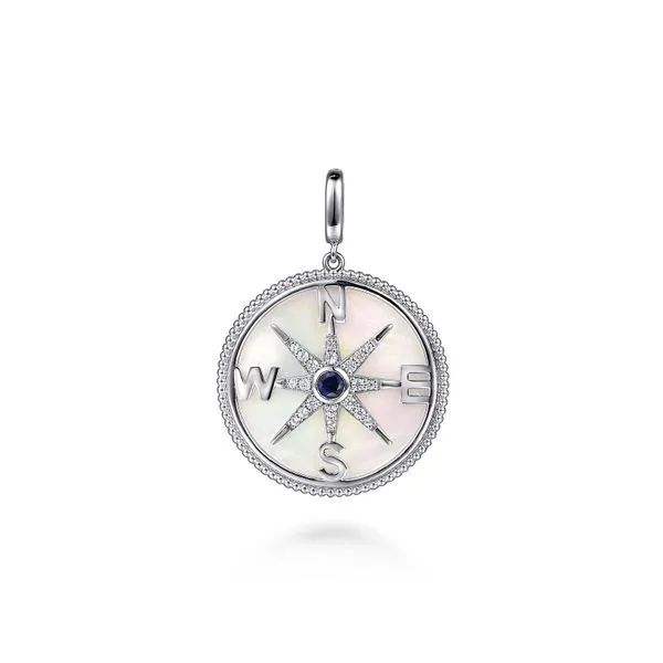 Gabriel Compass Pendant Charm