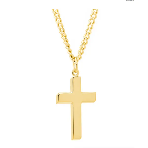 Gold Filled Plain Polished Cross